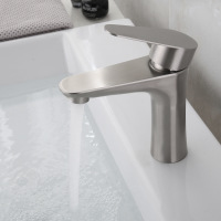 Bathroom sink under faucet basin