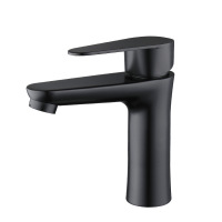 Black basin faucet hot and cold