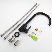 Black kitchen faucet European style