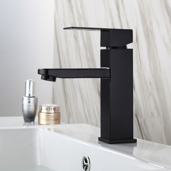Black wash basin faucet