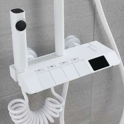 Constant temperature shower Snow White piano keys