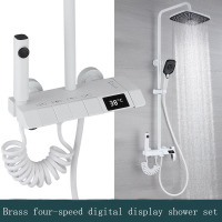 Constant temperature shower Snow White piano keys