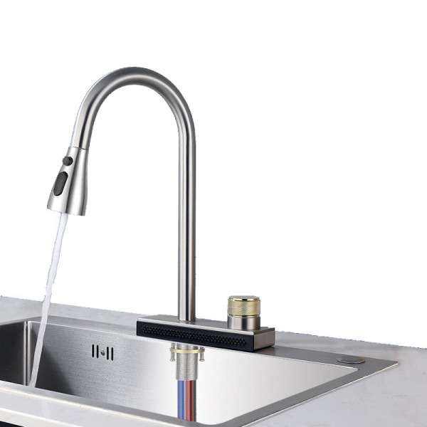 copy of copy of Pull type rain waterfall single hole faucet