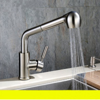 Kitchen draw faucet wire drawing