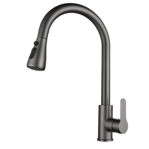 Kitchen faucet pull type