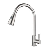 Kitchen tap hot and cold can be rotated