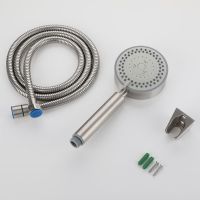 Portable supercharged shower head can be disassembled and washed