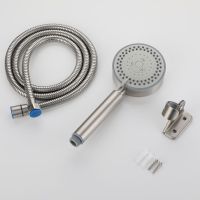 Portable supercharged shower head can be disassembled and washed