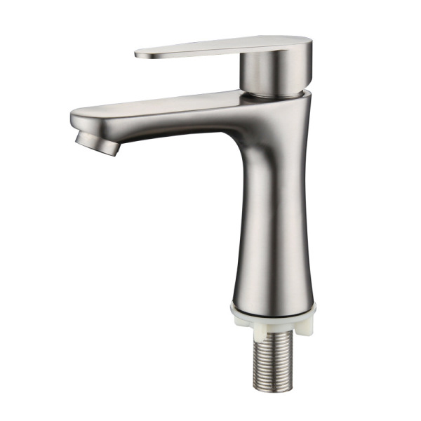 Single cold basin faucet