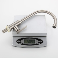 Stainless steel high quality kitchen single faucet