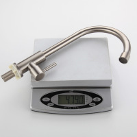 Stainless steel kitchen single cold faucet