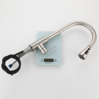 The kitchen sink retractable and swivel