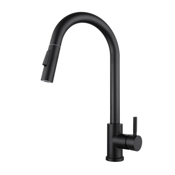 The kitchen taps are drawn to feel hot and cold