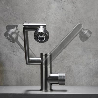 Under the basin mechanical arm universal faucet