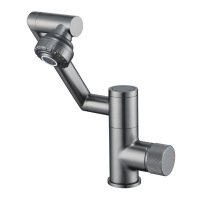 Universal faucet under basin mechanical arm