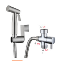 Washer US 7/8 toilet flushing nozzle booster toilet spray gun